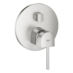 Grohe Plus Ankastre Banyo Bataryası (3 Yollu, Sıva Üstü Grubu), Paslanmaz Çelik - alternatif görünüm - GROHE 24093DC3