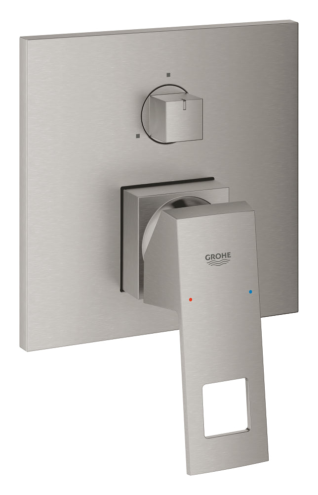 Grohe Eurocube Ankastre Banyo Bataryası (3 Yollu, Sıva Üstü Grubu), Paslanmaz Çelik - GROHE 24094DC0