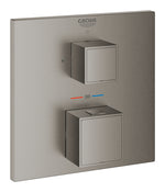 Grohe Grohtherm Termostatik Duş Bataryası (Sıva Üstü Grubu), Fırçalı Sert Grafit - GROHE 24153AL0