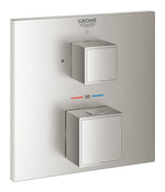 Grohe Grohtherm Termostatik Duş Bataryası (Sıva Üstü Grubu), Paslanmaz Çelik - GROHE 24153DC0