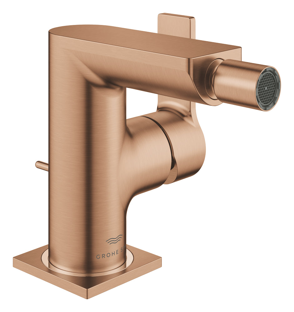 Grohe Allure Sifon Kumandalı Bide Bataryası, Fırçalı Bakır - GROHE 24160DL1