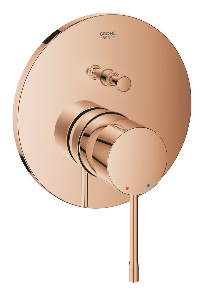 Grohe Essence New Ankastre Banyo/Duş Bataryası (Sıva Üstü Grubu), Bakır - GROHE 24167DA1