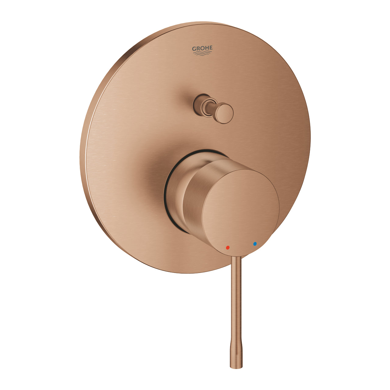 Grohe Essence New Ankastre Banyo/Duş Bataryası (Sıva Üstü Grubu), Fırçalı Bakır