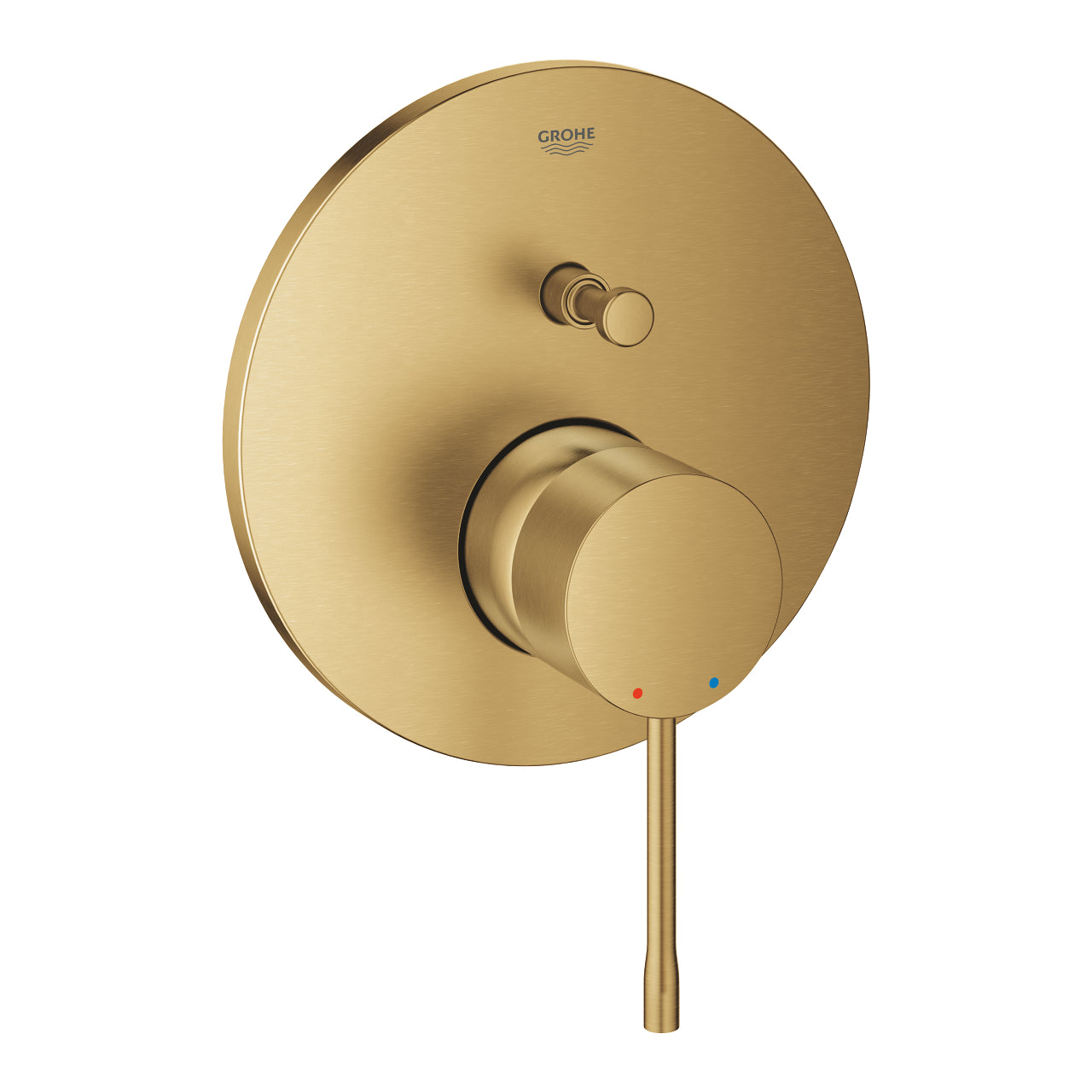 Grohe Essence New Ankastre Banyo/Duş Bataryası (Sıva Üstü Grubu), Fırçalı Altın