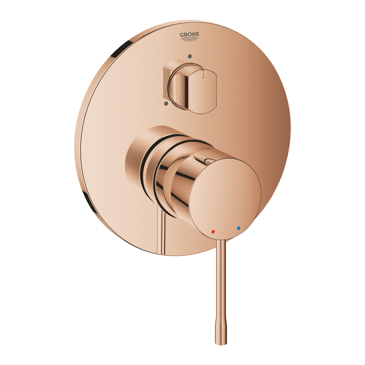 Grohe Essence Ankastre Banyo/Duş Bataryası (Sıva Üstü Grubu), 3 Yollu, Bakır