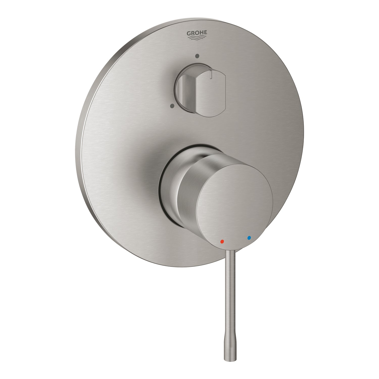 Grohe Essence Ankastre Banyo/Duş Bataryası (Sıva Üstü Grubu), 3 Yollu, Paslanmaz Çelik - alternatif görünüm - GROHE 24169DC1