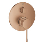 Grohe Essence Ankastre Banyo/Duş Bataryası (Sıva Üstü Grubu), 3 Yollu, Fırçalı Bakır - alternatif görünüm - GROHE 24169DL1