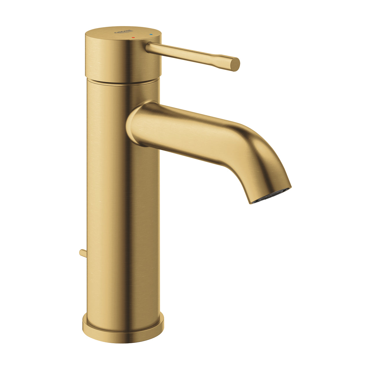 Grohe Essence New Lavabo Bataryası, Sifon Kumandalı, Fırçalı Altın