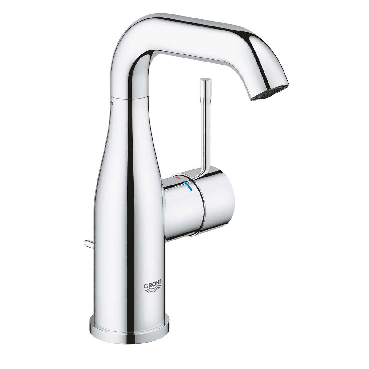 Grohe Essence New Kuğu Lavabo Bataryası, Sifon Kumandalı