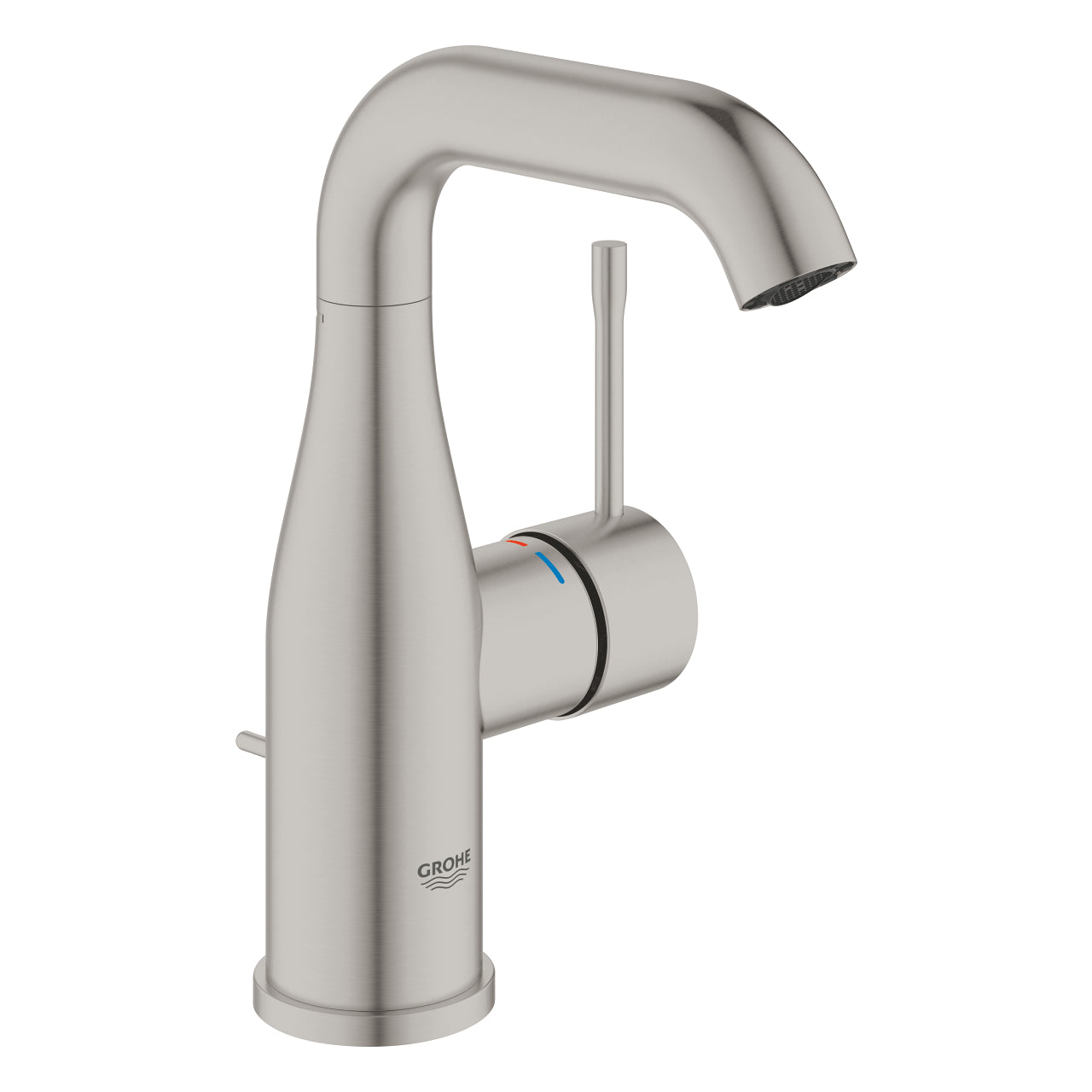 Grohe Essence New Lavabo Bataryası, Sifon Kumandalı, Paslanmaz Çelik