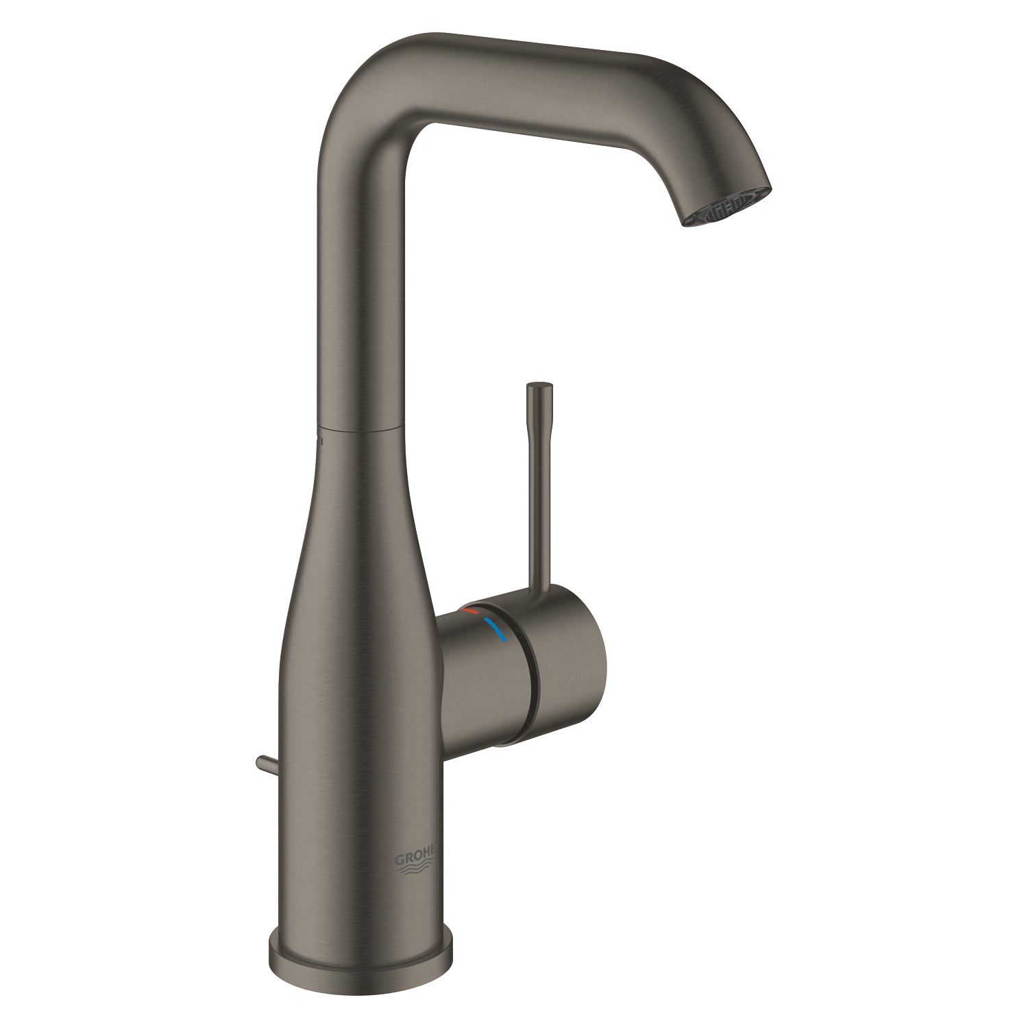 Grohe Essence Yüksek Lavabo Bataryası, Sifon Kumandalı, Fırçalı Sert Grafit - alternatif görünüm - GROHE 24174AL1