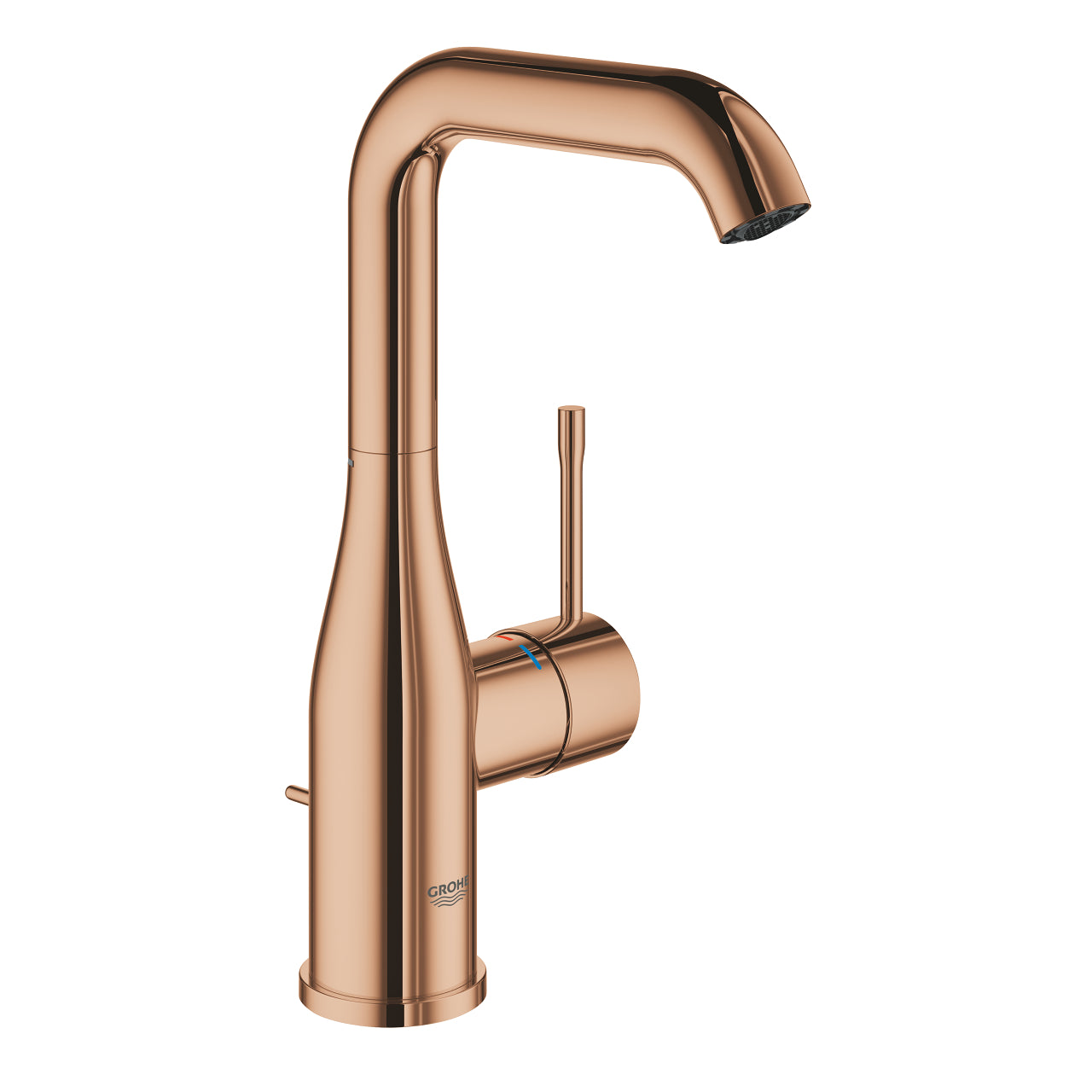 Grohe Essence Yüksek Lavabo Bataryası, Sifon Kumandalı, Bakır