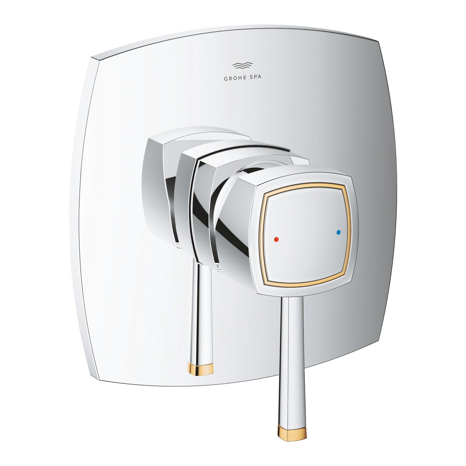 Grohe Grandera Ankastre Duş Bataryası (Sıva Üstü Grubu) Krom-Altın - alternatif görünüm - GROHE 24259IG0