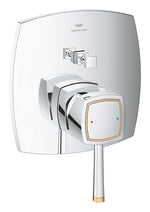 Grohe Grandera Ankastre Banyo/Duş Bataryası (Sıva Üstü Grubu), 2 Yollu, Krom-Altın - GROHE 24260IG0