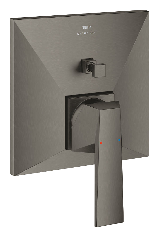 Grohe Allure Brilliant Ankastre Banyo ve Duş Bataryası (Sıva Üstü Grubu), Fırçalı Sert Grafit - GROHE 24279AL0