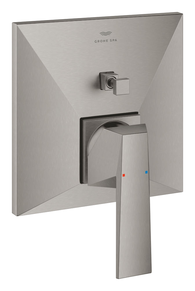 Grohe Allure Brilliant Ankastre Banyo ve Duş Bataryası (Sıva Üstü Grubu), Paslanmaz Çelik - GROHE 24279DC0