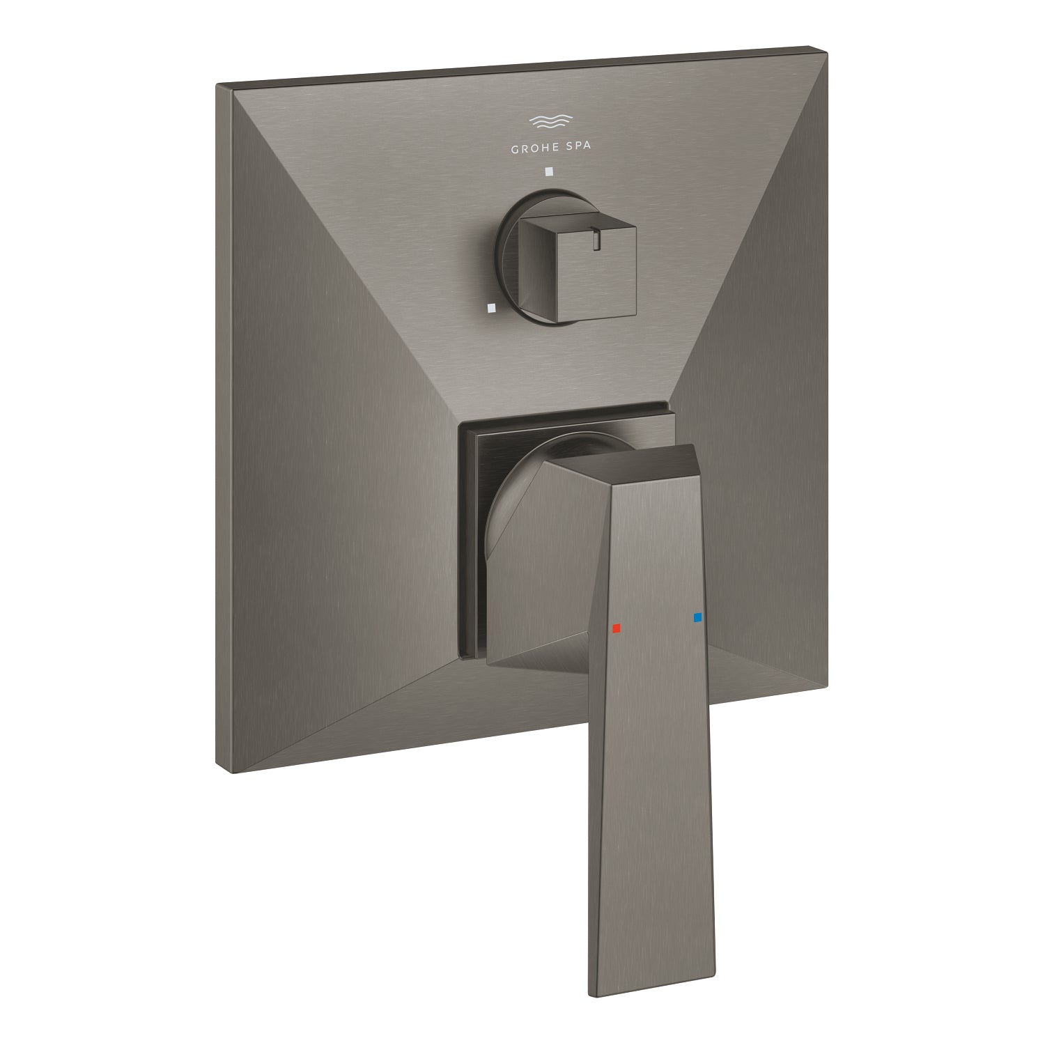 Grohe Allure Brilliant Ankastre Banyo ve Duş Bataryası (Sıva Üstü Grubu), 3 Yollu, Fırçalı Sert Grafit - alternatif görünüm - GROHE 24340AL0