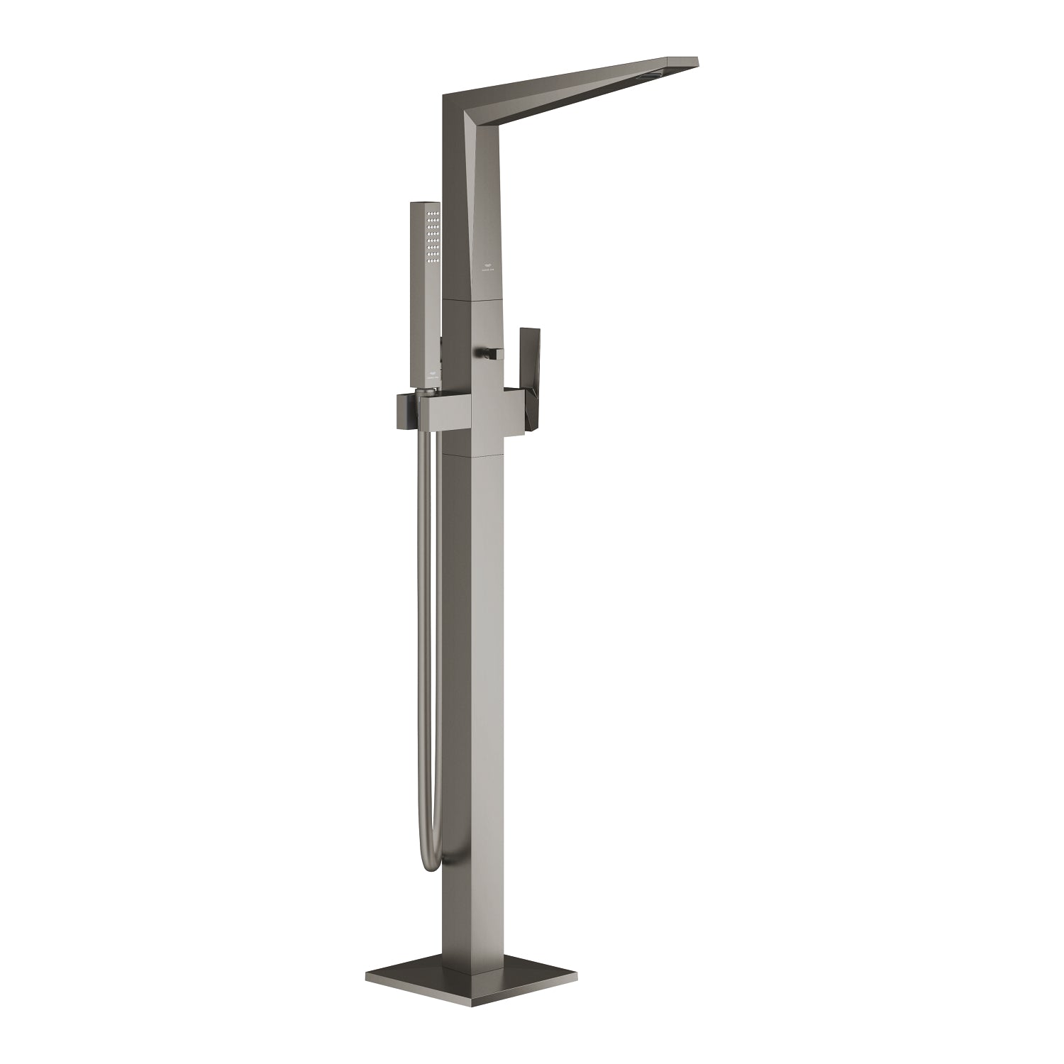 Grohe Allure Brilliant Yerden Küvet Bataryası, Fırçalı Sert Grafit - alternatif görünüm - GROHE 24348AL0