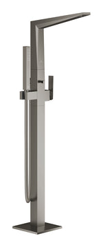 Grohe Allure Brilliant Yerden Küvet Bataryası, Fırçalı Sert Grafit - GROHE 24348AL0