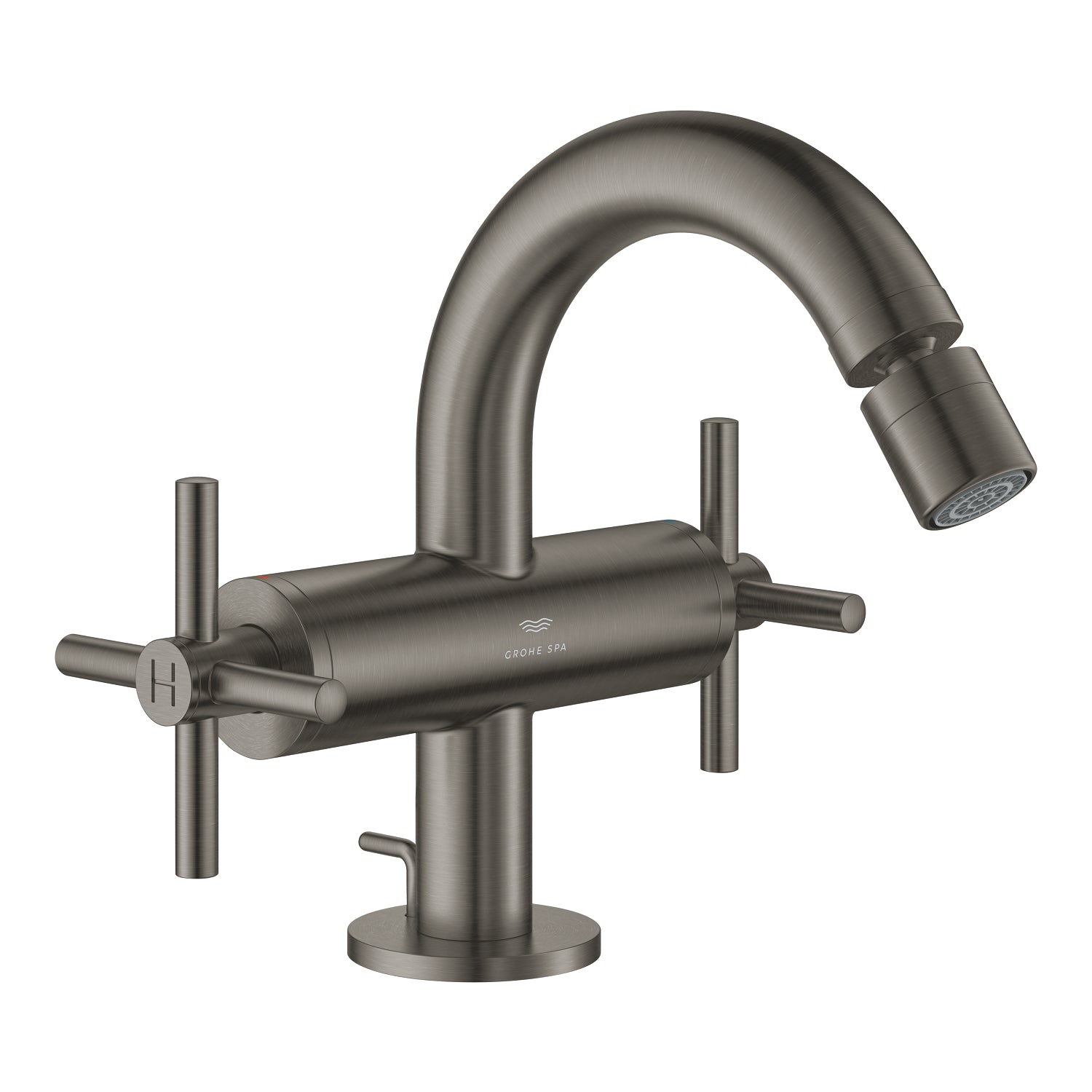 Grohe Atrio Sifon Kumandalı Bide Bataryası (M-Boy), Fırçalı Sert Grafit - alternatif görünüm - GROHE 24353AL0