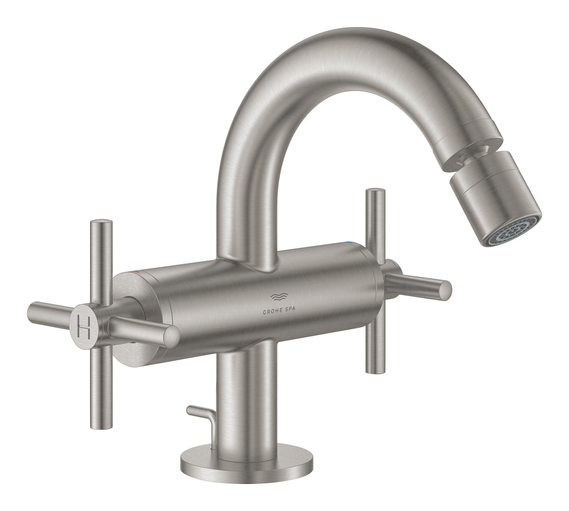 Grohe Atrio Sifon Kumandalı Bide Bataryası (M-Boy), Paslanmaz Çelik - GROHE 24353DC0