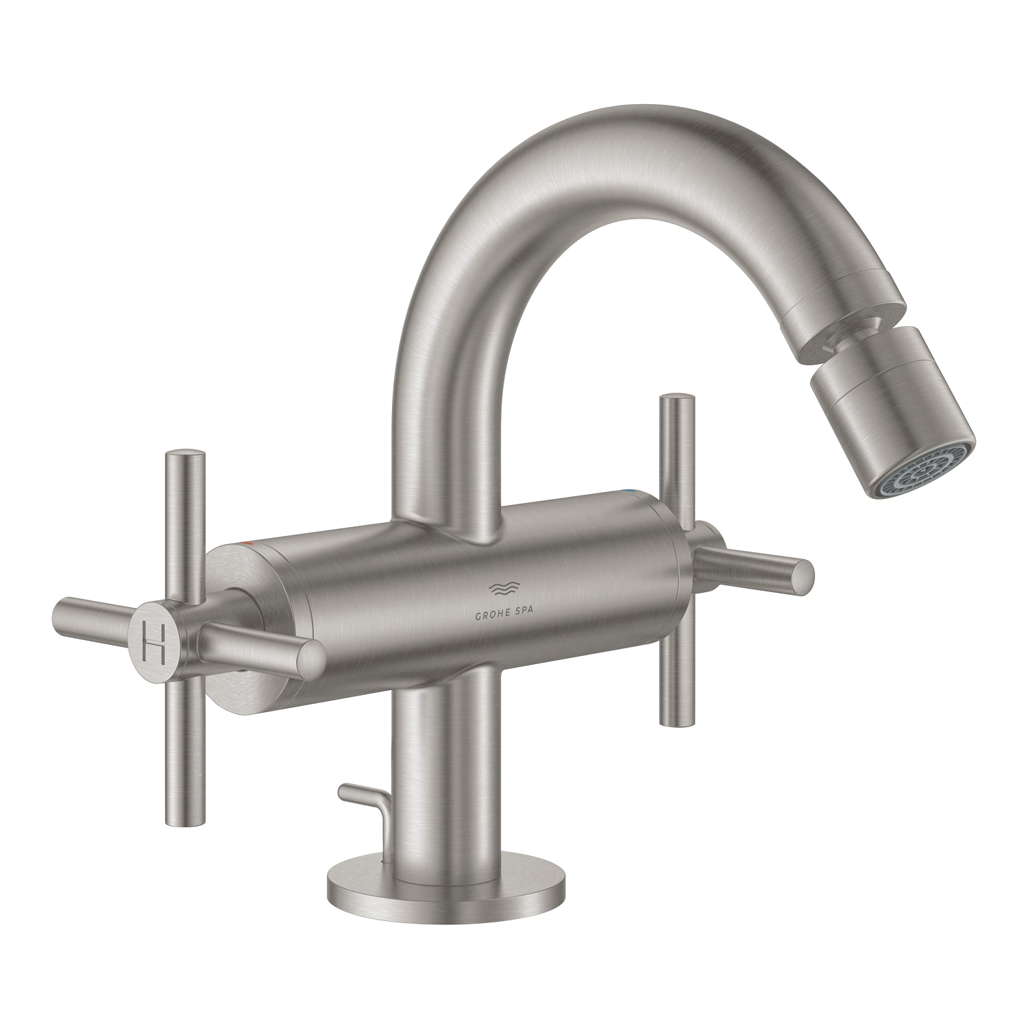 Grohe Atrio Sifon Kumandalı Bide Bataryası (M-Boy), Paslanmaz Çelik - alternatif görünüm - GROHE 24353DC0