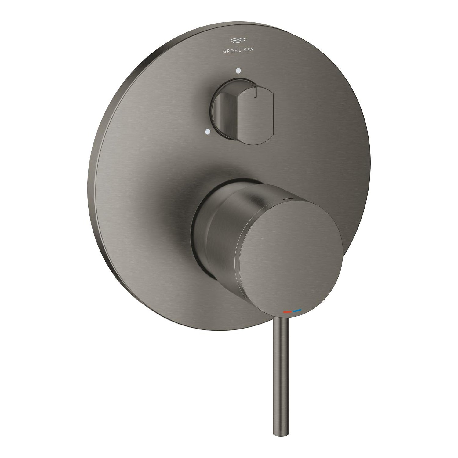 Grohe Atrio Ankastre Banyo/Duş Bataryası (Sıva Üstü Grubu), 3 Yollu, Fırçalı Sert Grafit - alternatif görünüm - GROHE 24356AL0