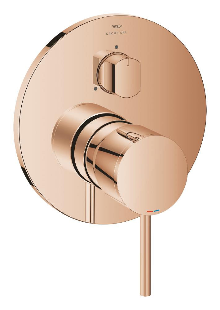 Grohe Atrio Ankastre Banyo/Duş Bataryası (Sıva Üstü Grubu), 3 Yollu, Bakır - GROHE 24356DA0