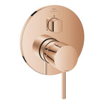 Grohe Atrio Ankastre Banyo/Duş Bataryası (Sıva Üstü Grubu), 3 Yollu, Bakır - alternatif görünüm - GROHE 24356DA0