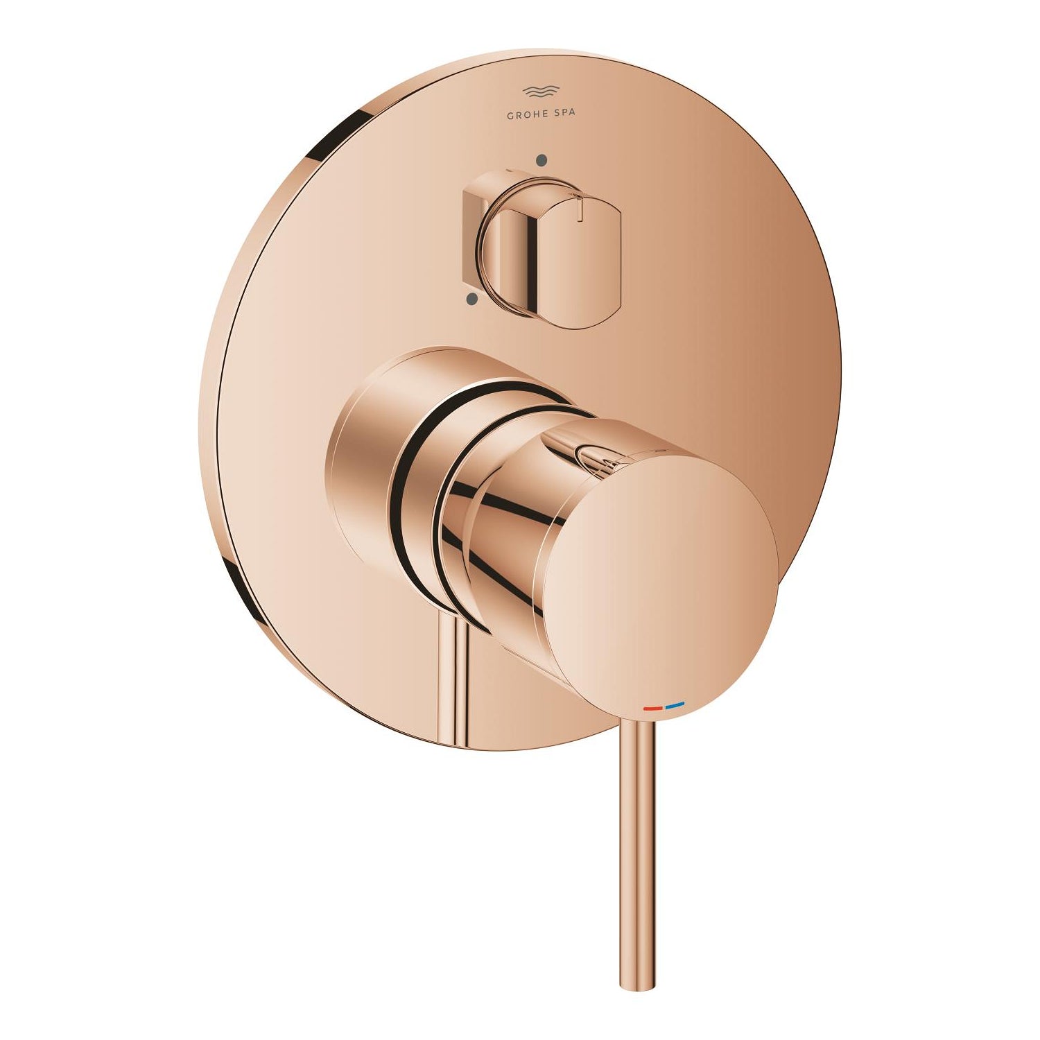 Grohe Atrio Ankastre Banyo/Duş Bataryası (Sıva Üstü Grubu), 3 Yollu, Bakır - alternatif görünüm - GROHE 24356DA0