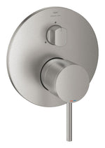 Grohe Atrio Ankastre Banyo/Duş Bataryası (Sıva Üstü Grubu), 3 Yollu, Paslanmaz Çelik - GROHE 24356DC0