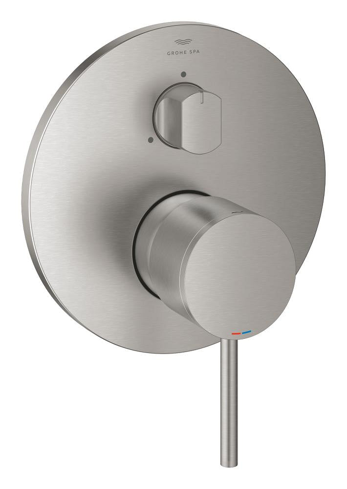 Grohe Atrio Ankastre Banyo/Duş Bataryası (Sıva Üstü Grubu), 3 Yollu, Paslanmaz Çelik - GROHE 24356DC0