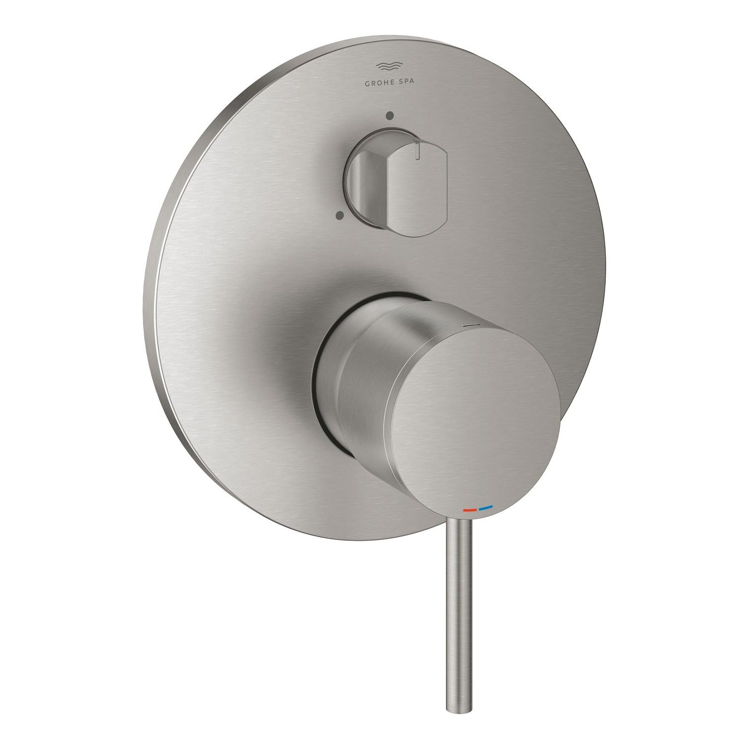 Grohe Atrio Ankastre Banyo/Duş Bataryası (Sıva Üstü Grubu), 3 Yollu, Paslanmaz Çelik - alternatif görünüm - GROHE 24356DC0