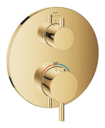 Grohe Atrio Ankastre Termostatik Duş Bataryası (Sıva Üstü Grubu), Tek Çıkışlı, Altın - GROHE 24357GL0