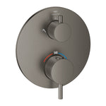 Grohe Atrio Termostatik Banyo/Duş Bataryası (Sıva Üstü Grubu), 2 Yollu, Fırçalı Sert Grafit
