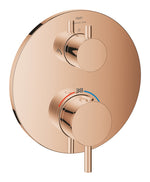 Grohe Atrio Termostatik Banyo/Duş Bataryası (Sıva Üstü Grubu), 2 Yollu, Bakır - GROHE 24358DA0