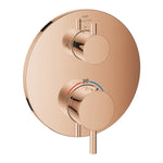 Grohe Atrio Termostatik Banyo/Duş Bataryası (Sıva Üstü Grubu), 2 Yollu, Bakır - alternatif görünüm - GROHE 24358DA0