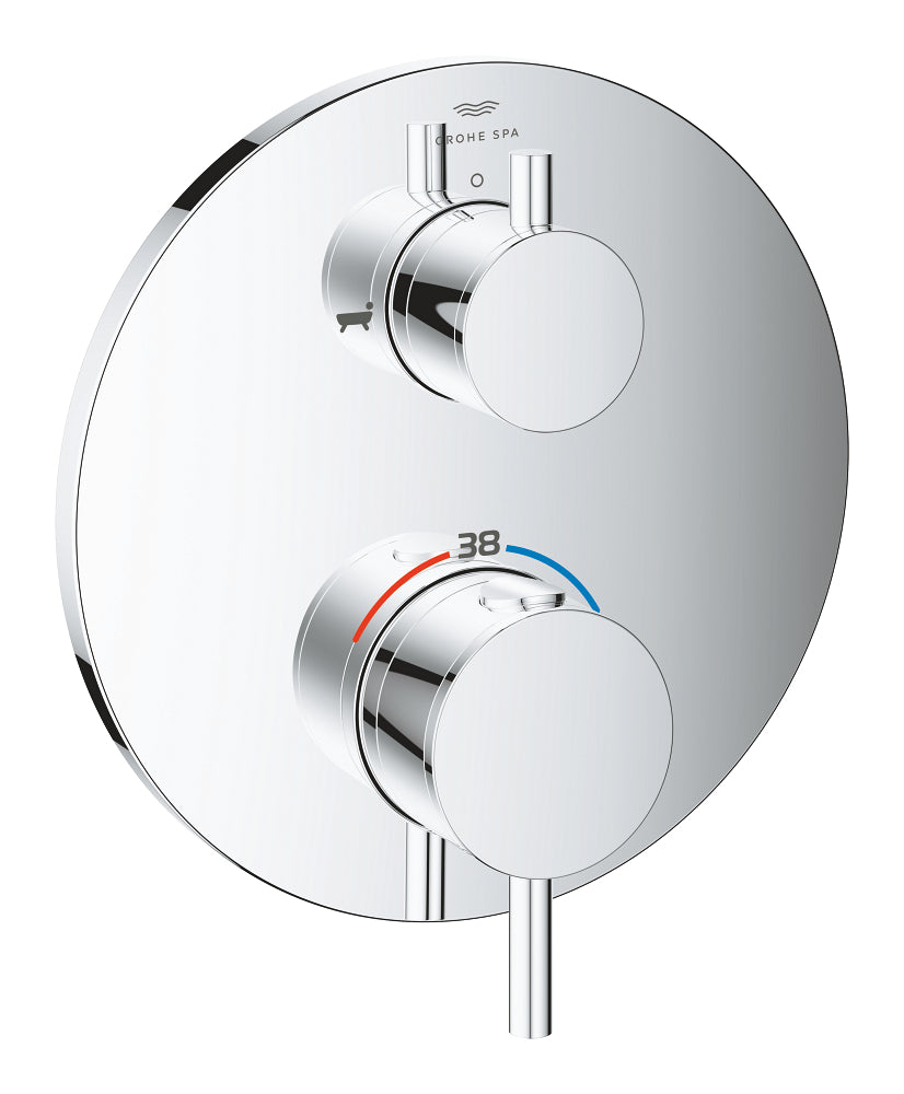 Grohe Atrio Termostatik Banyo/Duş Bataryası (Sıva Üstü Grubu), 2 Yollu - GROHE 24359000