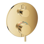 Grohe Atrio Termostatik Banyo/Duş Bataryası (Sıva Üstü Grubu), 2 Yollu, Altın - alternatif görünüm - GROHE 24359GL0