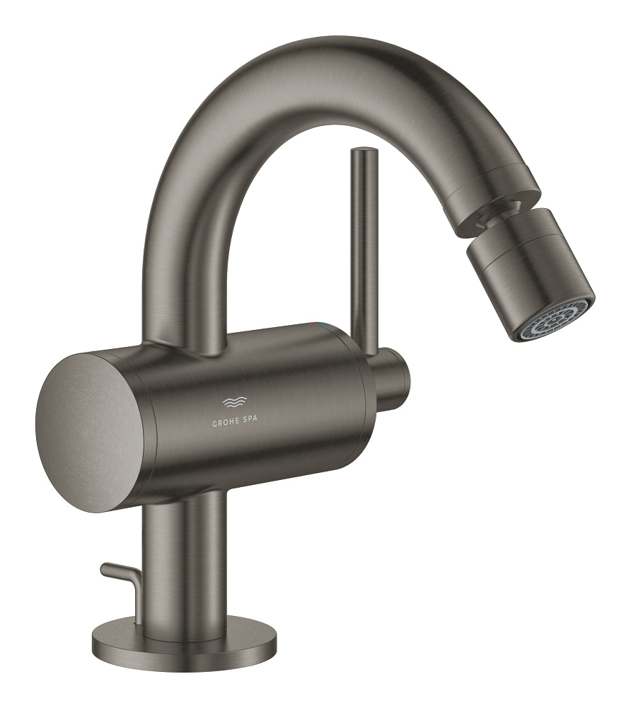 Grohe Atrio Sifon Kumandalı Bide Bataryası (M-Boy), Fırçalı Sert Grafit - GROHE 24364AL0