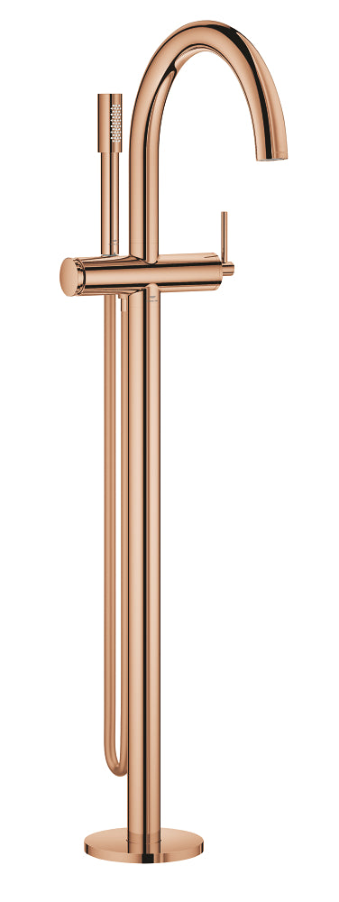 Grohe Atrio Tek Yerden Küvet Bataryası (Sıva Üstü Grubu), Bakır - GROHE 24368DA0