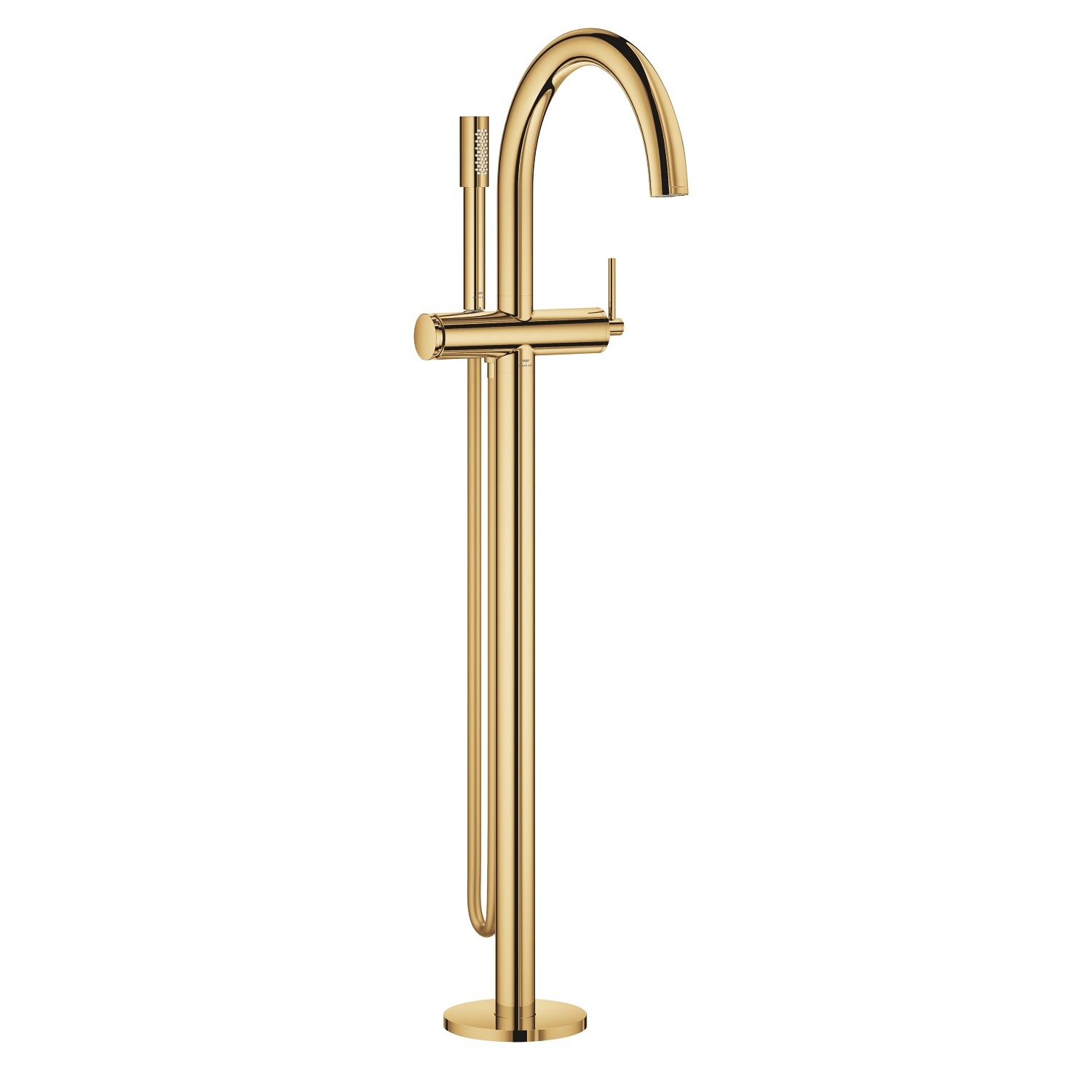 Grohe Atrio Tek Yerden Küvet Bataryası (Sıva Üstü Grubu), Altın - alternatif görünüm - GROHE 24368GL0