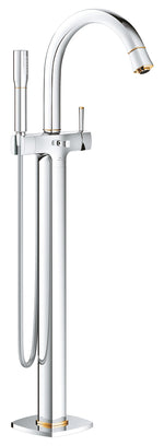 Grohe Grandera Ayaklı Yerden Küvet Bataryası, Krom-Altın - GROHE 24375IG0