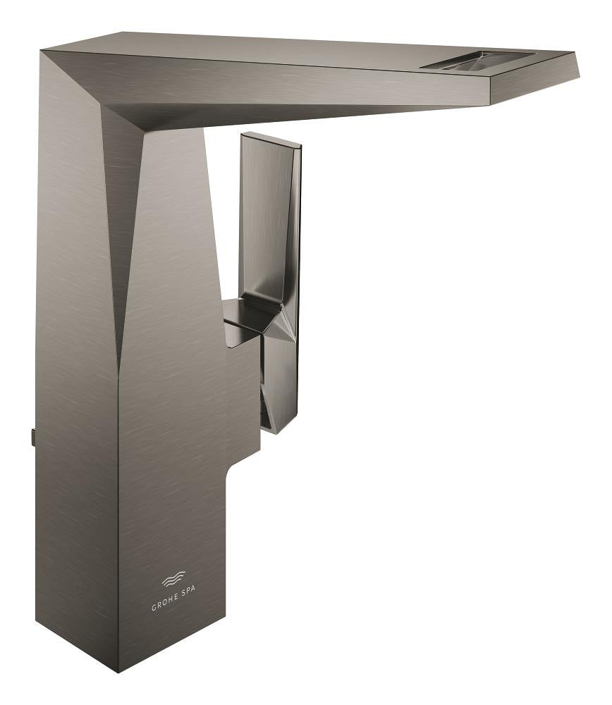 Grohe Allure Brilliant Private Collection L-Boy Sifon Kumandalı Yüksek Lavabo Bataryası, Fırçalı Sert Grafit - GROHE 24400AL0