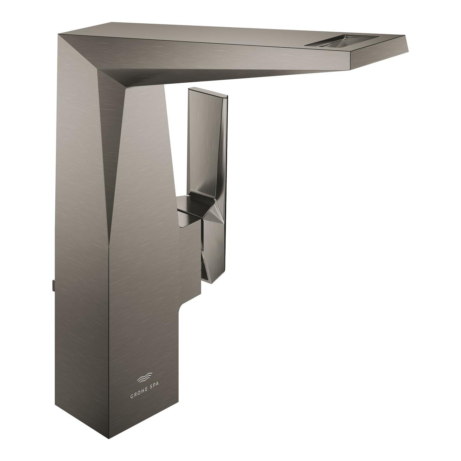 Grohe Allure Brilliant Private Collection L-Boy Sifon Kumandalı Yüksek Lavabo Bataryası, Fırçalı Sert Grafit - alternatif görünüm - GROHE 24400AL0