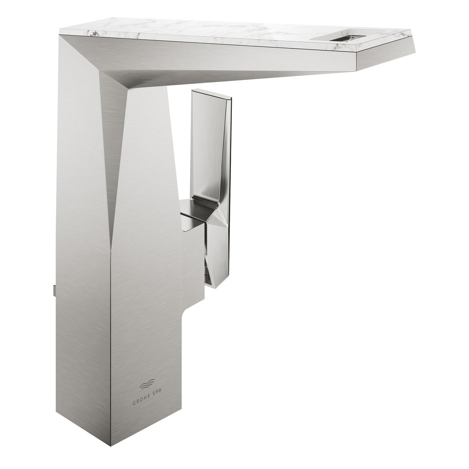 Grohe Allure Brilliant Private Collection L-Boy Sifon Kumandalı Yüksek Lavabo Bataryası, Paslanmaz Çelik - alternatif görünüm - GROHE 24408DC0