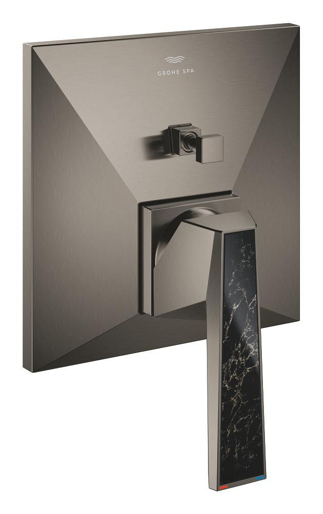 Grohe Allure Brilliant Private Collection Ankastre Banyo ve Duş Bataryası (Sıva Üstü Grubu), Fırçalı Sert Grafit - GROHE 24427AL0