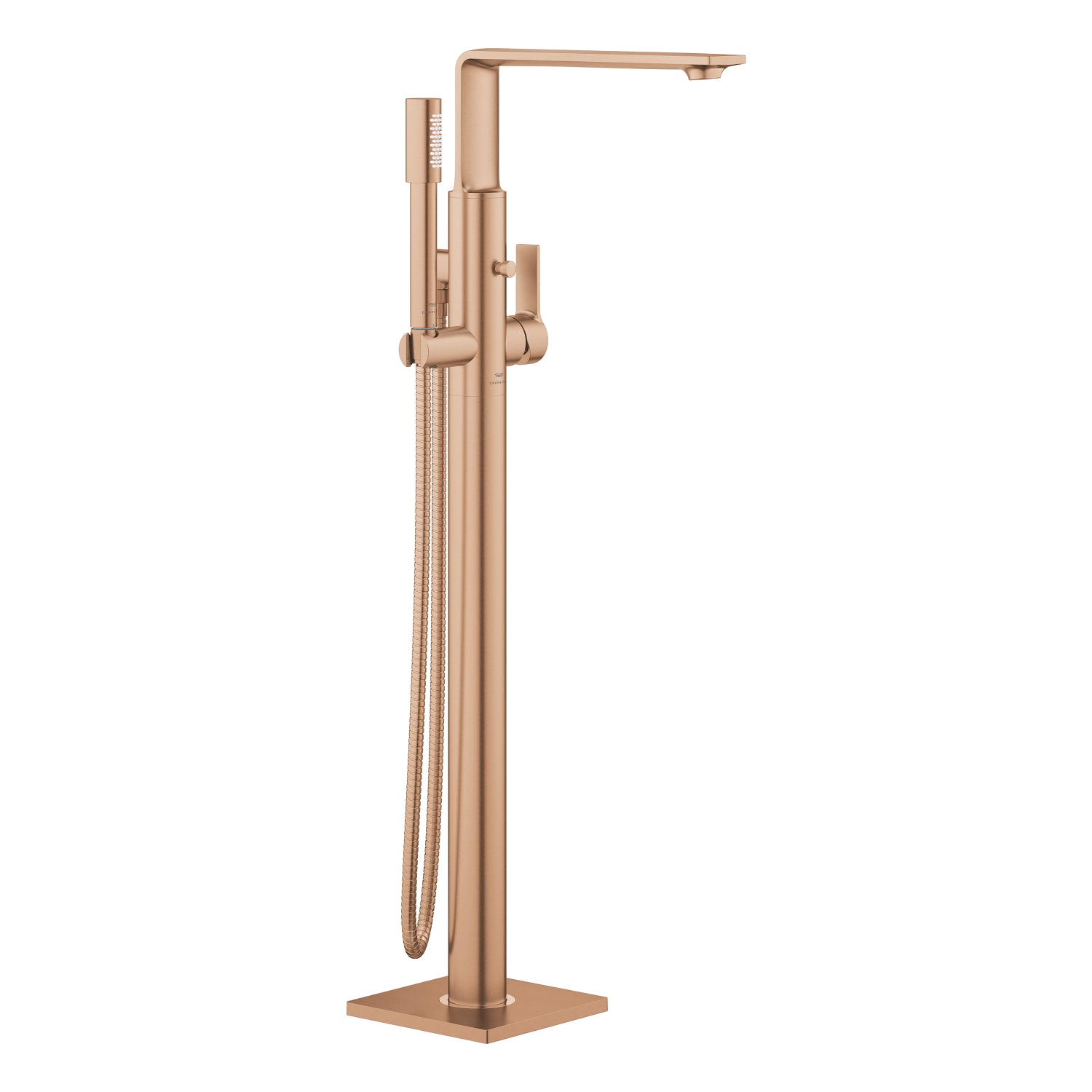 Grohe Allure Ankastre Yerden Küvet Bataryası (Sıva Üstü Grubu), Fırçalı Bakır - alternatif görünüm - GROHE 25222DL1
