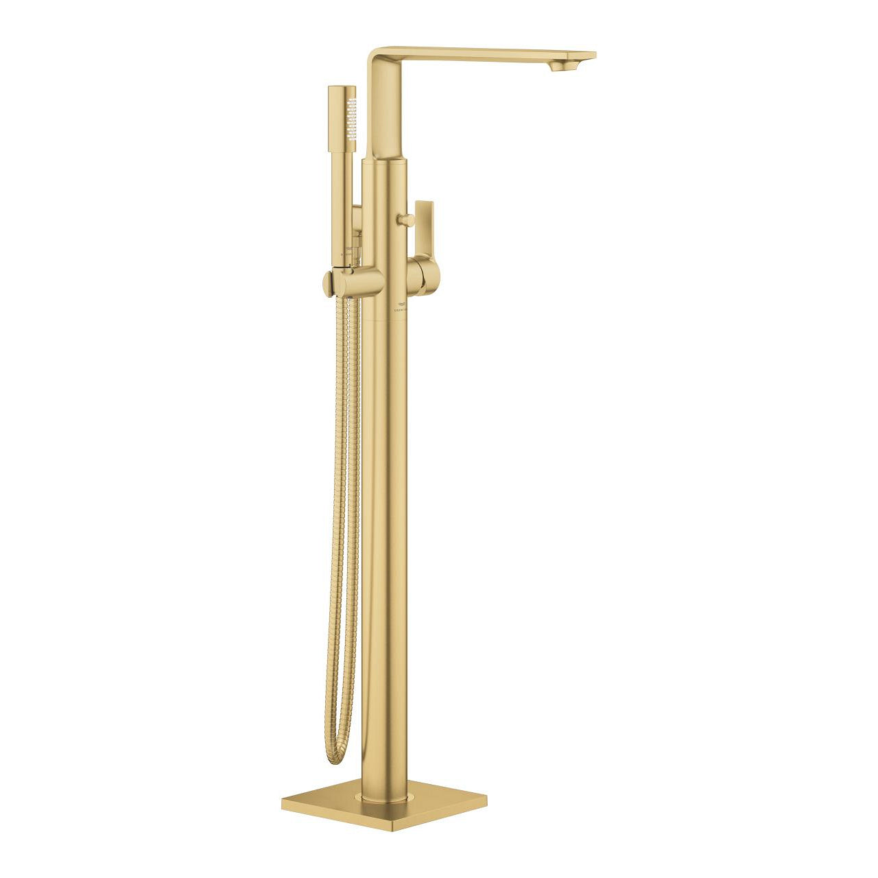 Grohe Allure Ankastre Yerden Küvet Bataryası (Sıva Üstü Grubu), Fırçalı Altın