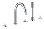 Grohe Atrio Private Collection 5 Delikli Ankastre Küvet Bataryası (Sıva Üstü Grubu) - GROHE 25224000